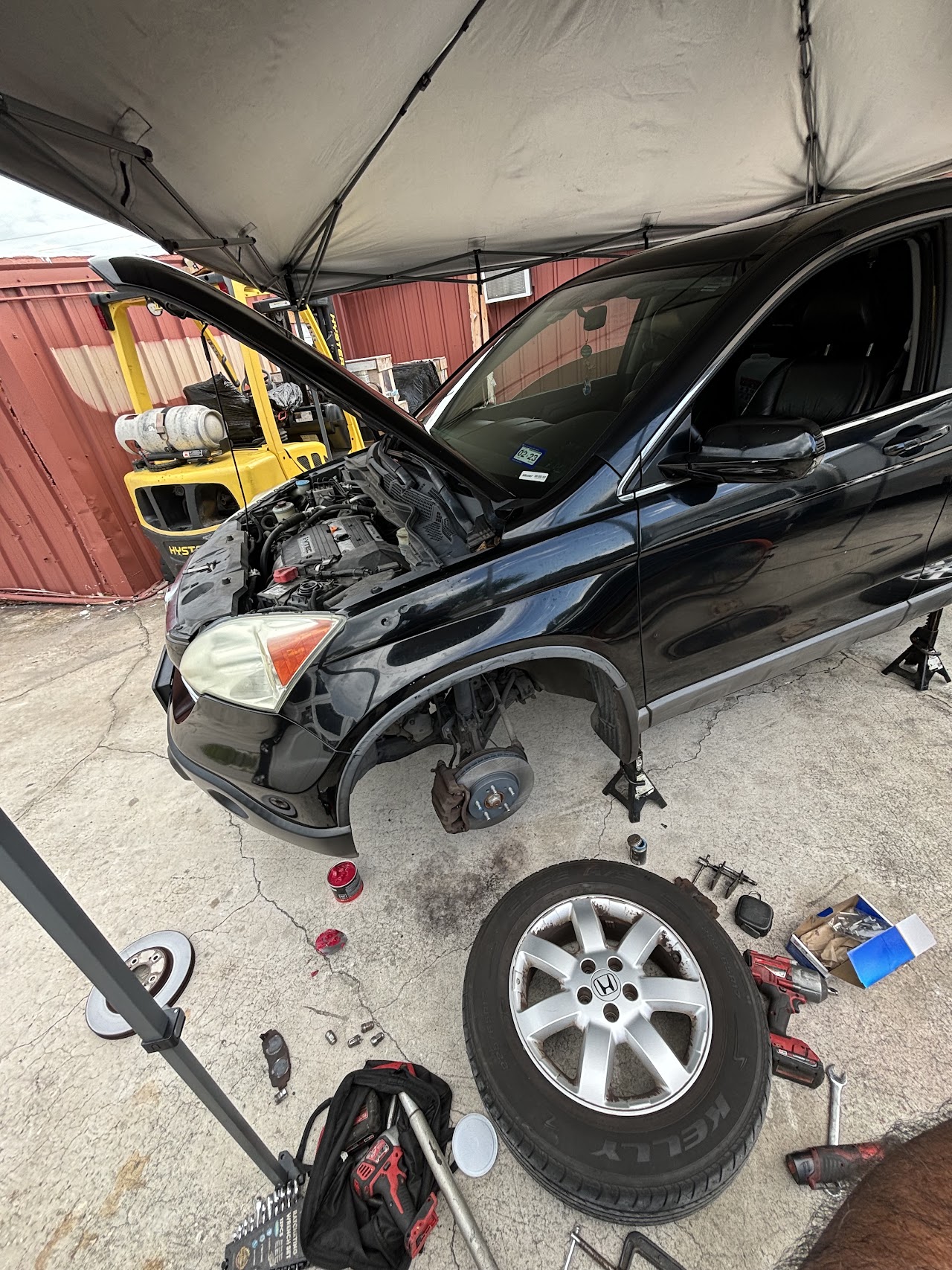 Engine diagnostics with tools